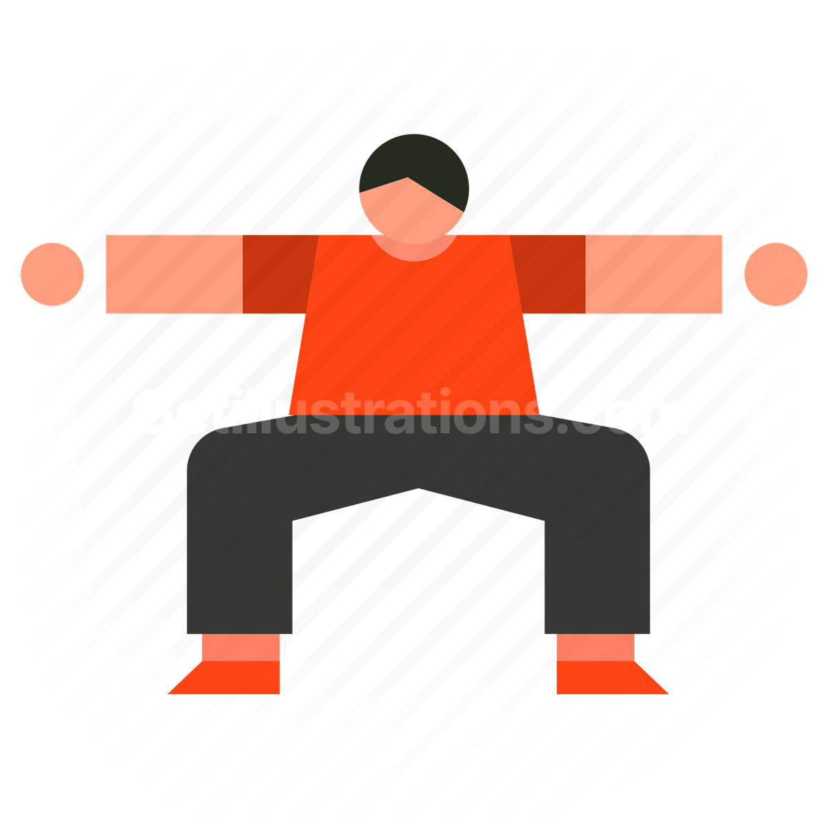 Sports and Fitness illustration preview image